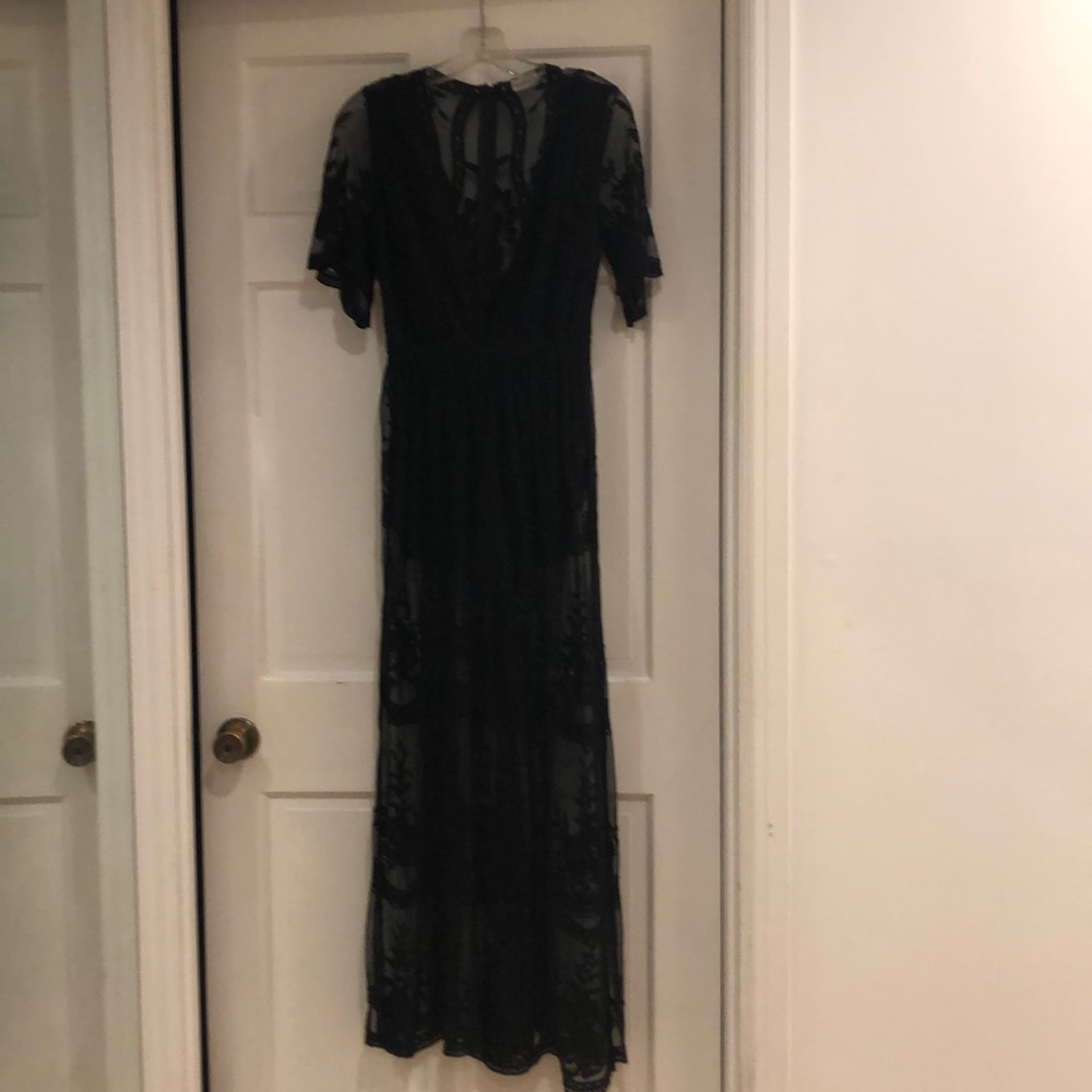 Black lace dress size small